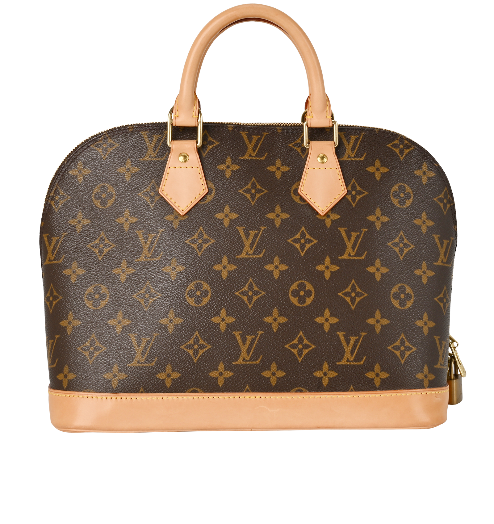 Alma PM, &pound;750, Handbags, Brown, Canvas, Back view